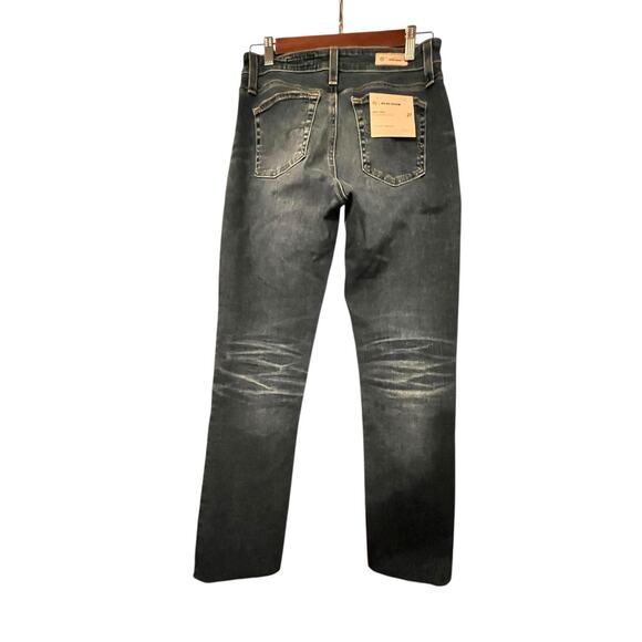 NWT AG Adriano Goldschmied Mari Crop Jeans •27• High-Rise Slim Straight $245 - Picture 4 of 10